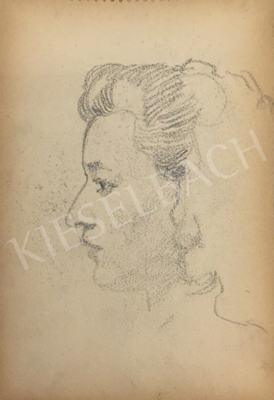 For sale  István Húth - Portrait of a Women 's painting