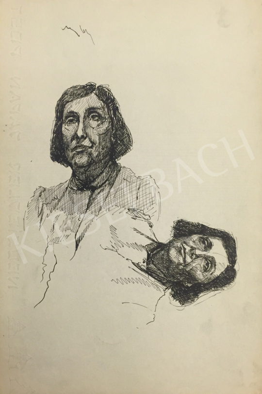 For sale  István Húth - Portrait of a Women 's painting