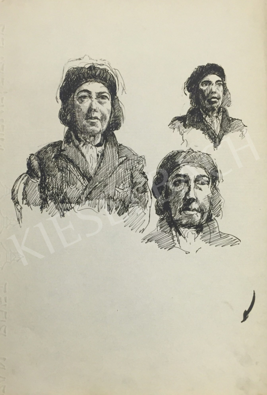 For sale  István Húth - Portrait of a Women 's painting
