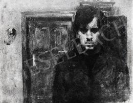  Czóbel, Béla - Self-Portrait with Door, 1903 