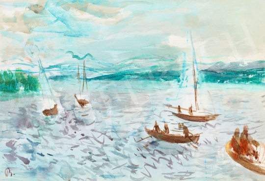  Bernáth, Aurél - Sailing Boats on Lake Balaton | 58th Spring Auction auction / 4 Lot