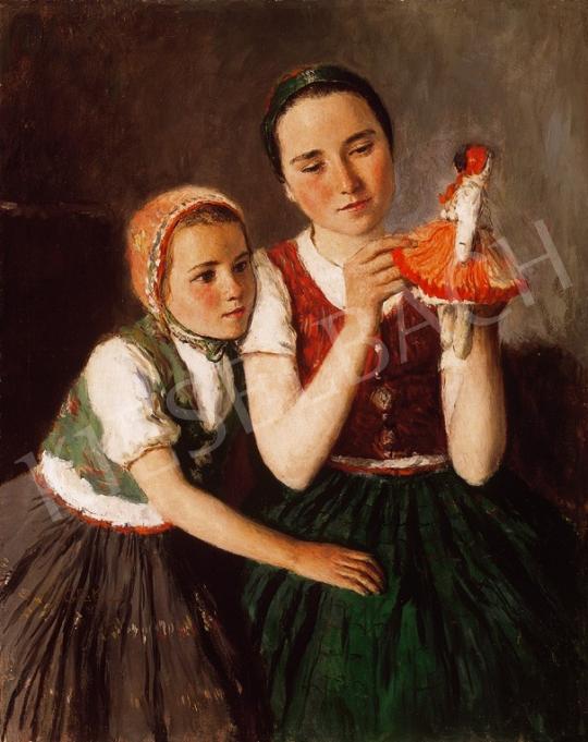  Glatz, Oszkár - Girls from Buják, 1936 | 18th Auction auction / 30 Lot