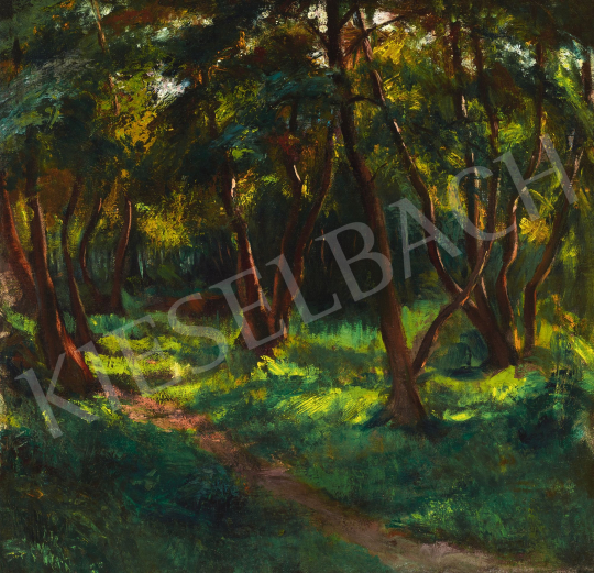  Boldizsár, István - Park in Nagybánya, late 1920s | 58th Spring Auction auction / 9 Lot