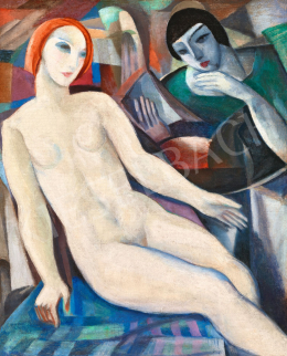  Schönberger, Armand - Heavenly and Earthly Love (Art Deco Nude) 