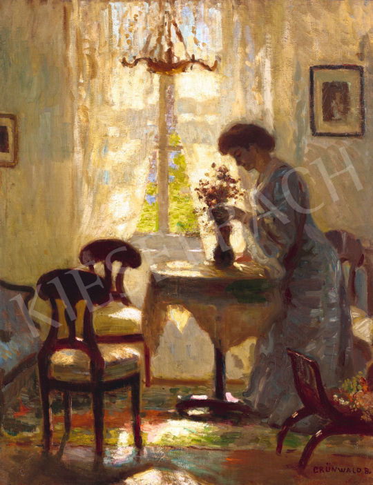  Iványi Grünwald, Béla - The White Room, c. 1905 | 58th Spring Auction auction / 70 Lot