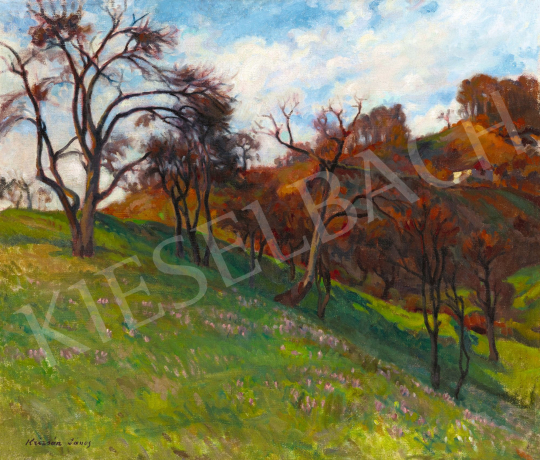 Krizsán, János - Autumn in Nagybánya (Pulsatilla Field) | 58th Spring Auction auction / 83 Lot