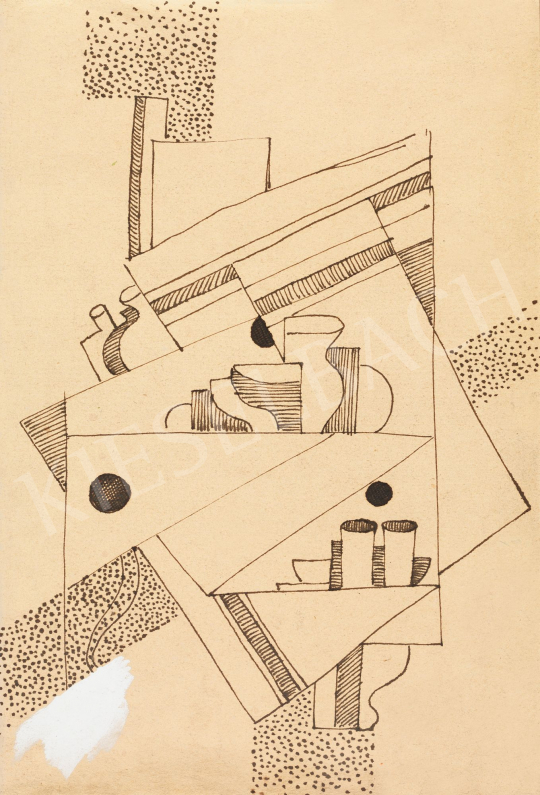  Kádár, Béla - Art deco Still-Life (Constructivist Composition), 1920s | 58th Spring Auction auction / 87 Lot