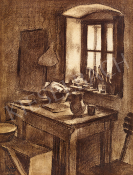 Vajda Lajos - A művész szobája, 1925 