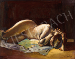 Kohán, György - Female Nude Lying 