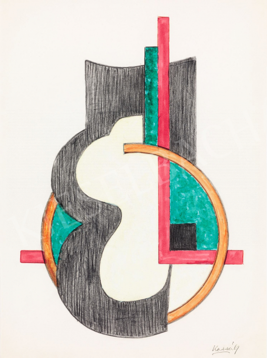  Kassák, Lajos - Opening Circle, c. 1960 | 58th Spring Auction auction / 124 Lot