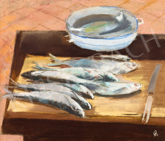  Bernáth, Aurél - Still-Life with Fish, 1947 | 58th Spring Auction auction / 136 Lot
