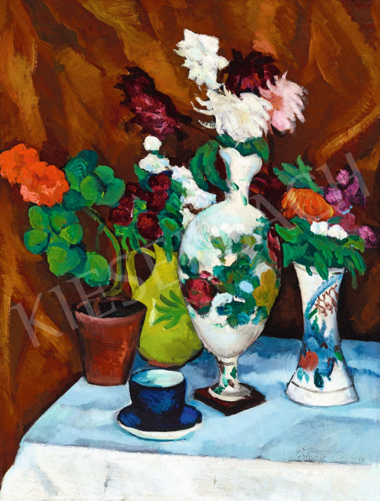  Perlrott Csaba, Vilmos - Studio Still-Life, mid 1910s | 58th Spring Auction auction / 148 Lot