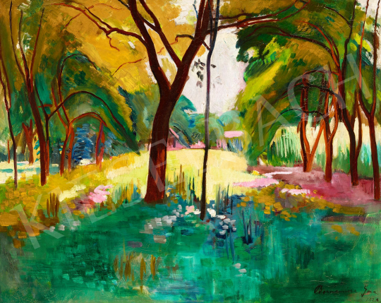  Bornemisza, Géza - Garden in Nábrád, 1928 | 58th Spring Auction auction / 150 Lot