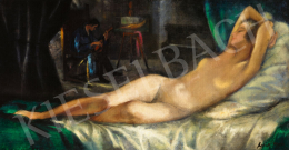 Feszty, Masa - Female Nude in the Studio 