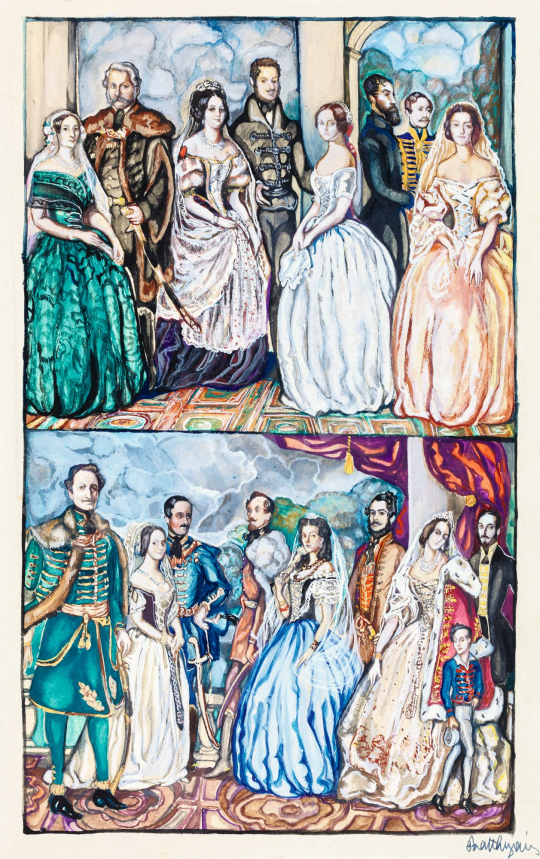  Batthyány, Gyula - Hungarian Aristocrats in the 19th Century (Baron József Eötvös, Count Lajos Batthyány, Count Aurél D | 58th Spring Auction auction / 178 Lot