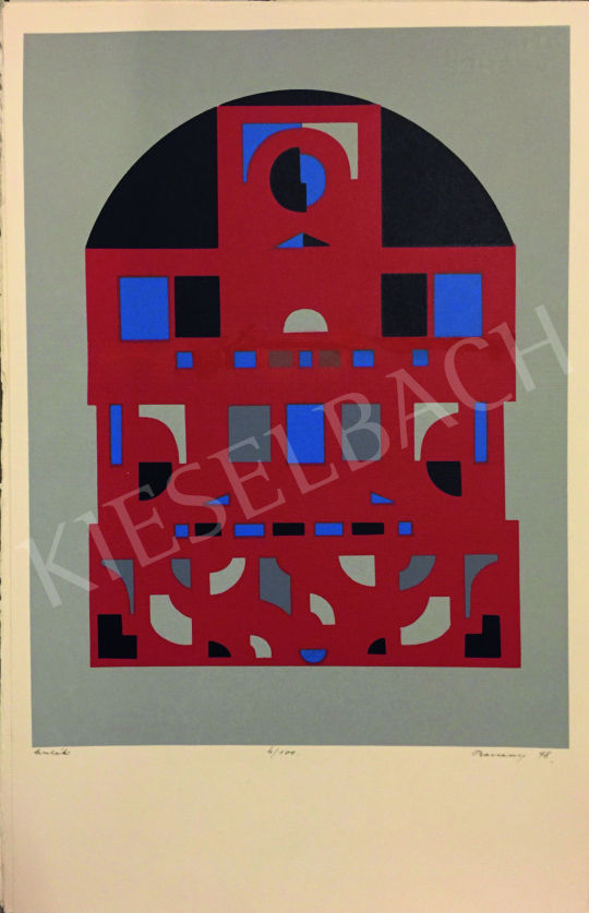  Barcsay Jenő - Mozaikterv - Hommage á Bartók (Emlékalbum, 32 lap) Budapest-Paris, 1978-1979 | 58. Tavaszi Aukció aukció / 205 tétel