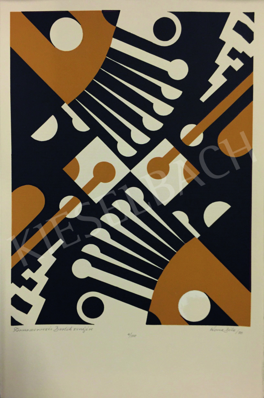 Koncz, Béla - Form-Ordering for Bartók's Music - Hommage á Bartók (32 print) Budapest-Paris, 1978-1979 | 58th Spring Auction auction / 205 Lot