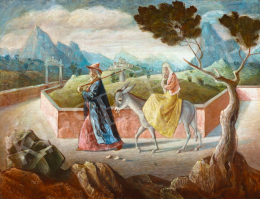  Molnár C., Pál - Escape to Egypt, c. 1940 