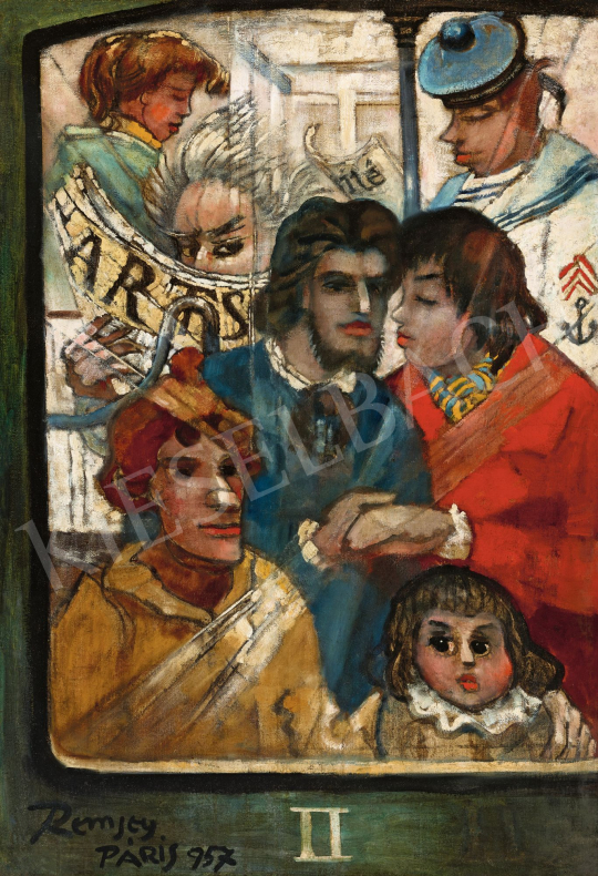  Remsey, Jenő György - On the Metro in Paris | 58th Spring Auction auction / 38 Lot