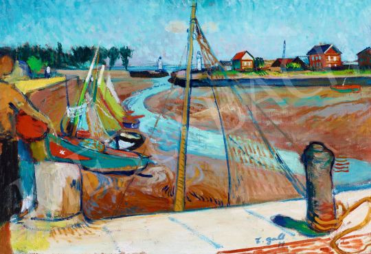 Erdélyi-Gaál, Ferenc (Francois Gall) - Harbour in Honfleur (Normandy) | 58th Spring Auction auction / 163 Lot