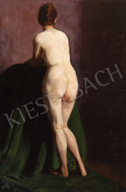  Gwerk, Edmund - Female Nude Standing, 1917 