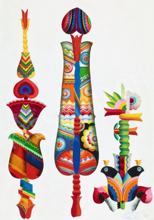  Jenő Reitzer and Elemér Reitzer - Hungarian Motifs, Art Deco, 1928 | 58th Spring Auction auction / 107 Lot