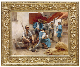  Lhermitte, Leon Augustin - Paying the Harvesters, 1879 