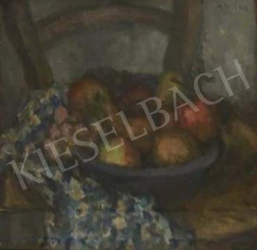 Gráber, Margit - Table Still Life with Fruits painting