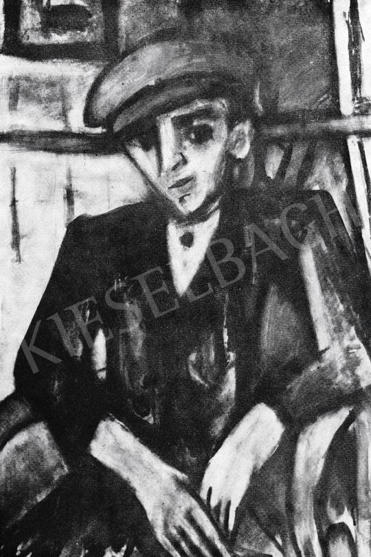  Czóbel, Béla - Working Boy, 1917 painting