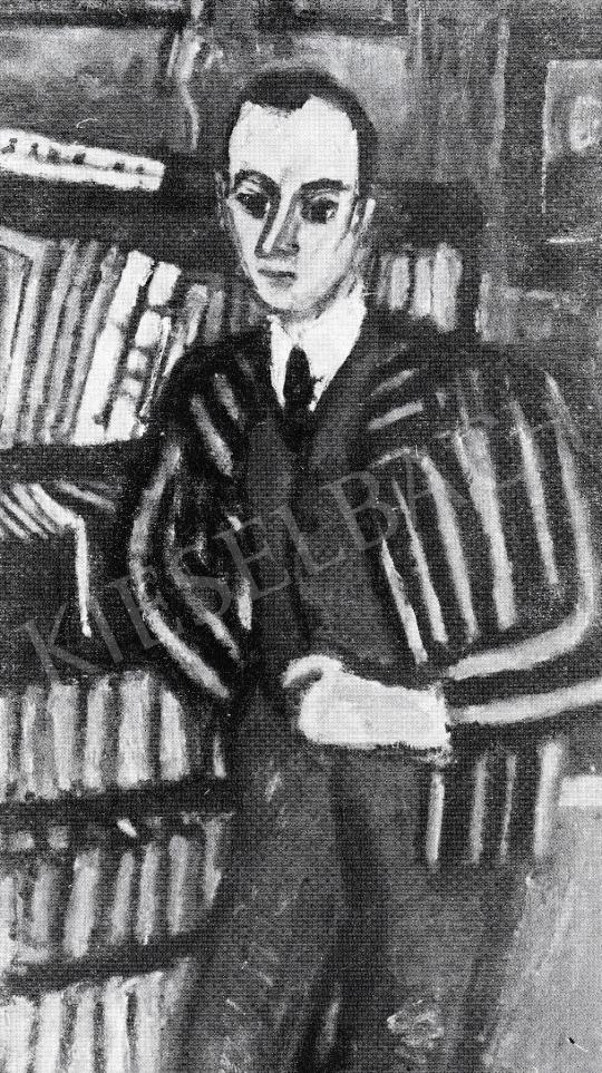  Czóbel, Béla - Portrait of Mr. Meyer, 1920 painting
