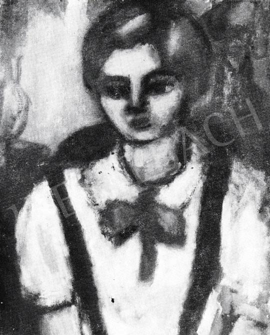  Czóbel Béla - Kislány arcképe, 1930 után festménye