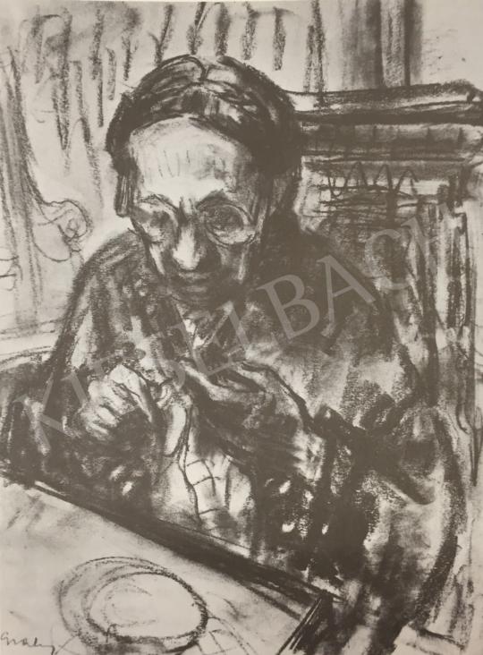 Gráber Margit - Anyám, 1947 festménye
