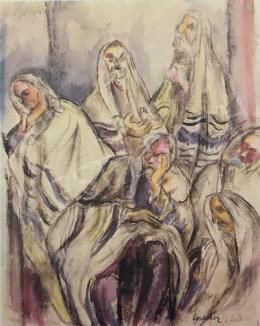 Gráber, Margit - Praying Jews, 1923 