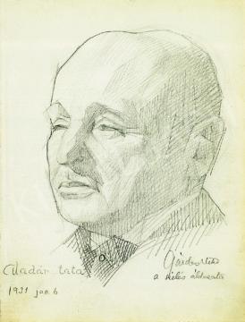 Gárdos, Miklós - Portrait of Gárdos Aladár | 17th Auction auction / 22 Lot