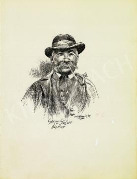  Mühlbeck, Károly - Man with Pipe | 17th Auction auction / 22 Lot