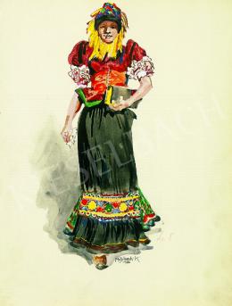  Mühlbeck, Károly - Young Woman 