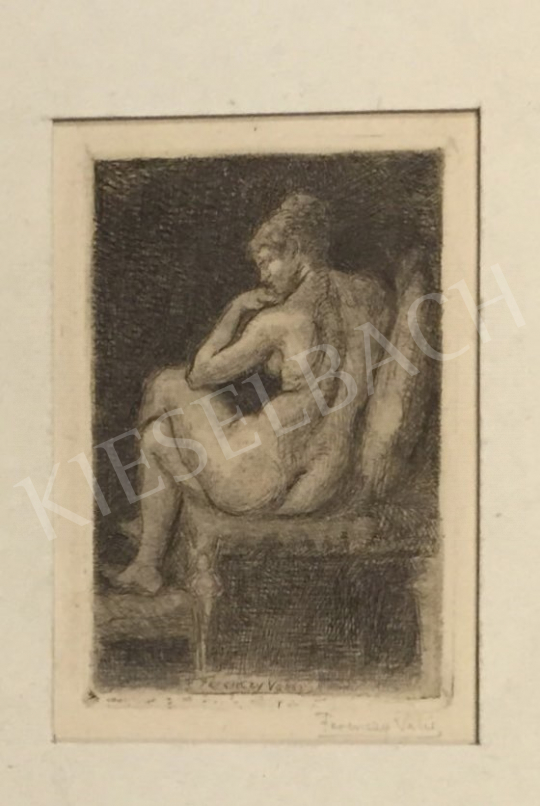 For sale  Ferenczy, Valér - Sitting Woman Nude 's painting