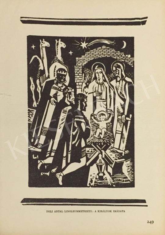 For sale Deli, Antal - The Kings Adoration 's painting