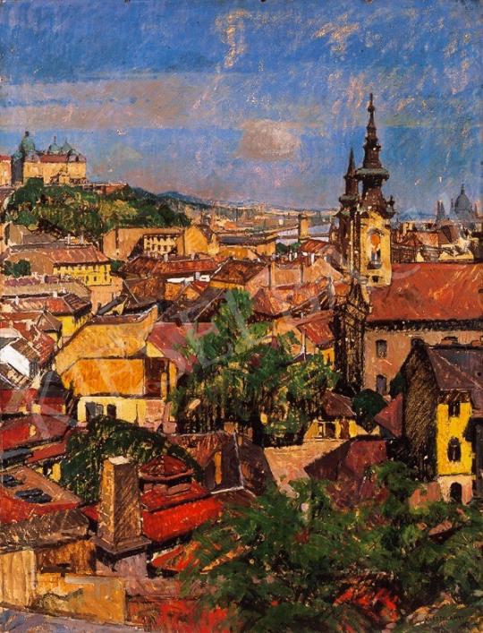 Kosztolányi Kann, Gyula - View of Tabán | 18th Auction auction / 79 Lot
