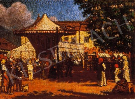 Mikola, András - The Market Place in Nagybánya | 18th Auction auction / 80 Lot