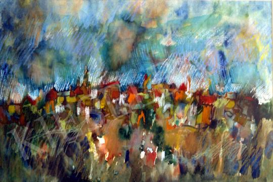  András Gönci - City painting