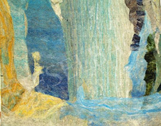  András Gönci - Waterfall painting