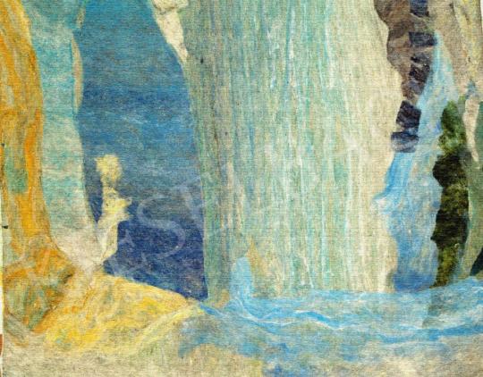  András Gönci - Waterfall painting