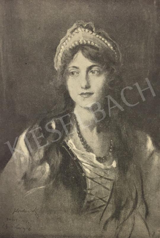  László, Fülöp - K.I. Lady Portrait painting