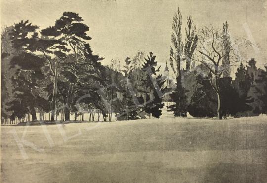  Raáb, Ervin - Winter Landscape painting