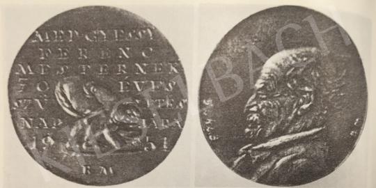  Borsos, Miklós - Medgyessy Coin Forward and Back painting