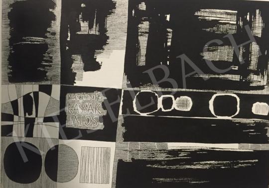  Lantos Ferenc - Kassák Lajos Died, 1967 painting