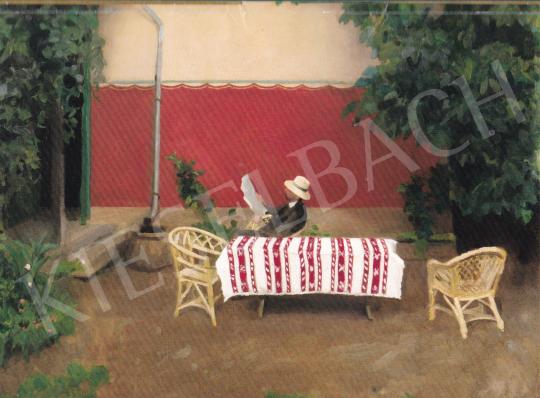  Ferenczy Károly - A vörös fal festménye