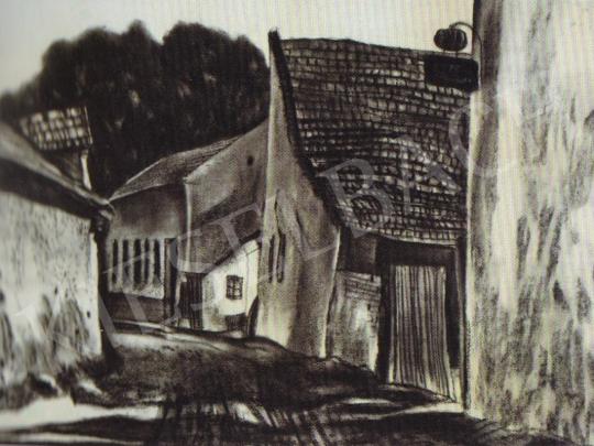 Vajda, Lajos - Curve in Street, 1927 painting