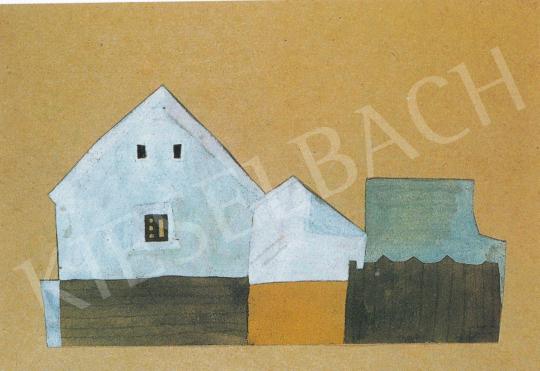 Vajda, Lajos - Color House, ca. 1935 painting